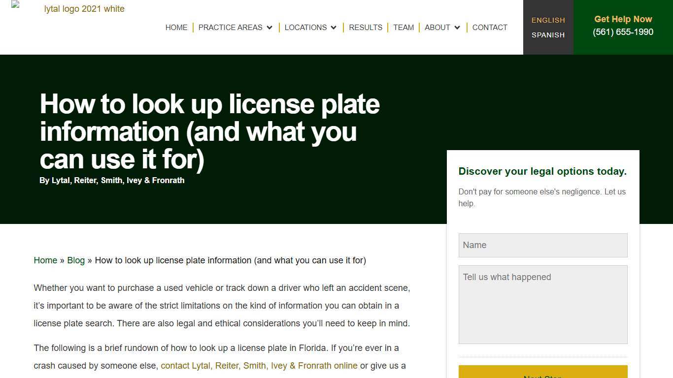 How to Look Up License Plate Information in Florida